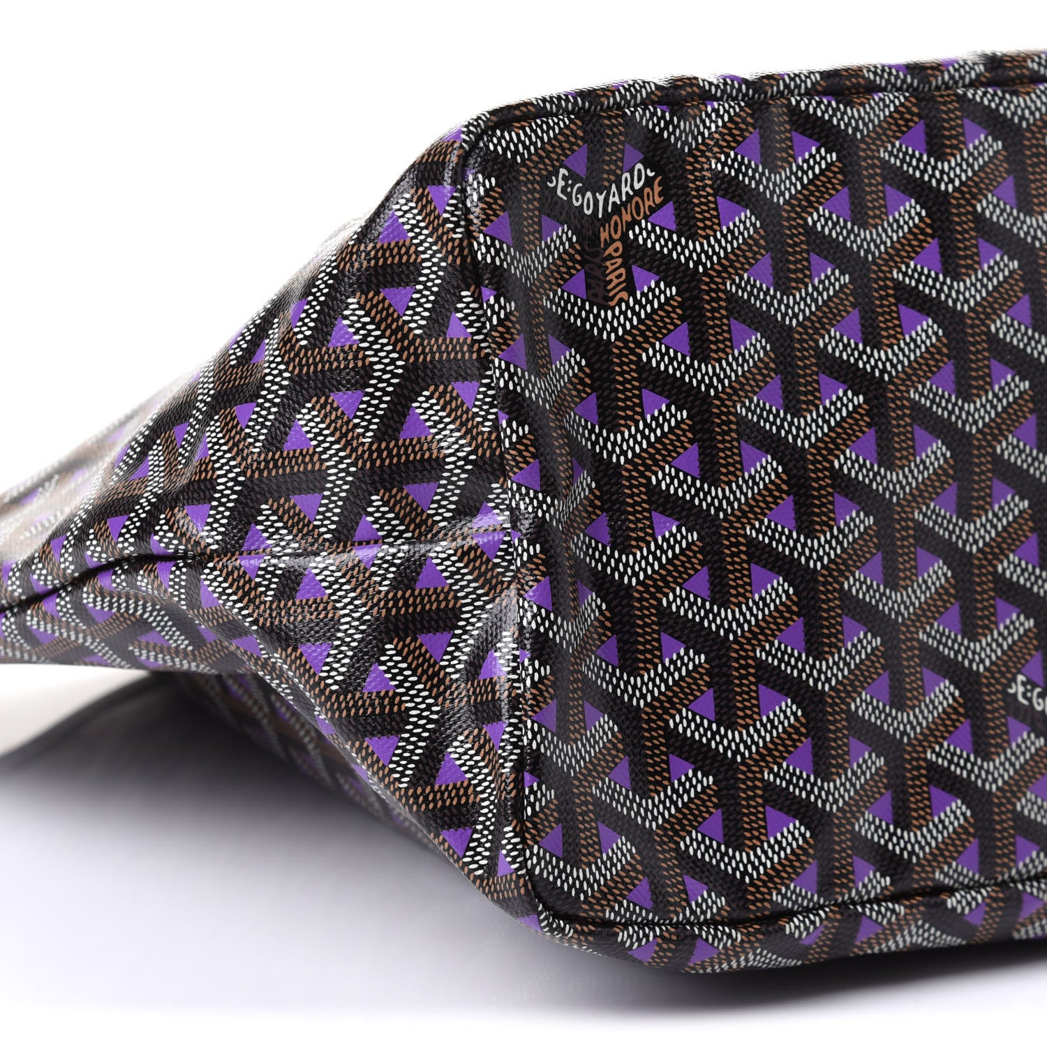 Goyard Goyardine Saint Louis Claire Voie PM Black Violet 9 of 10