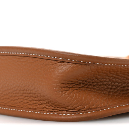 Hermes Taurillon Clemence Evelyne TPM Gold 10 of 11