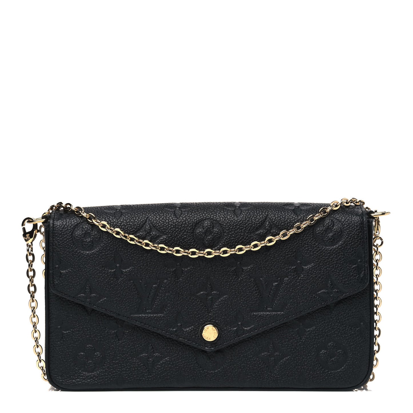 Empreinte Pochette Felicie Chain Wallet Black