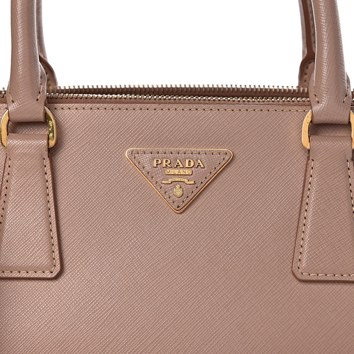 Prada Saffiano Medium Galleria Double Zip Tote Cammeo 14 of 14