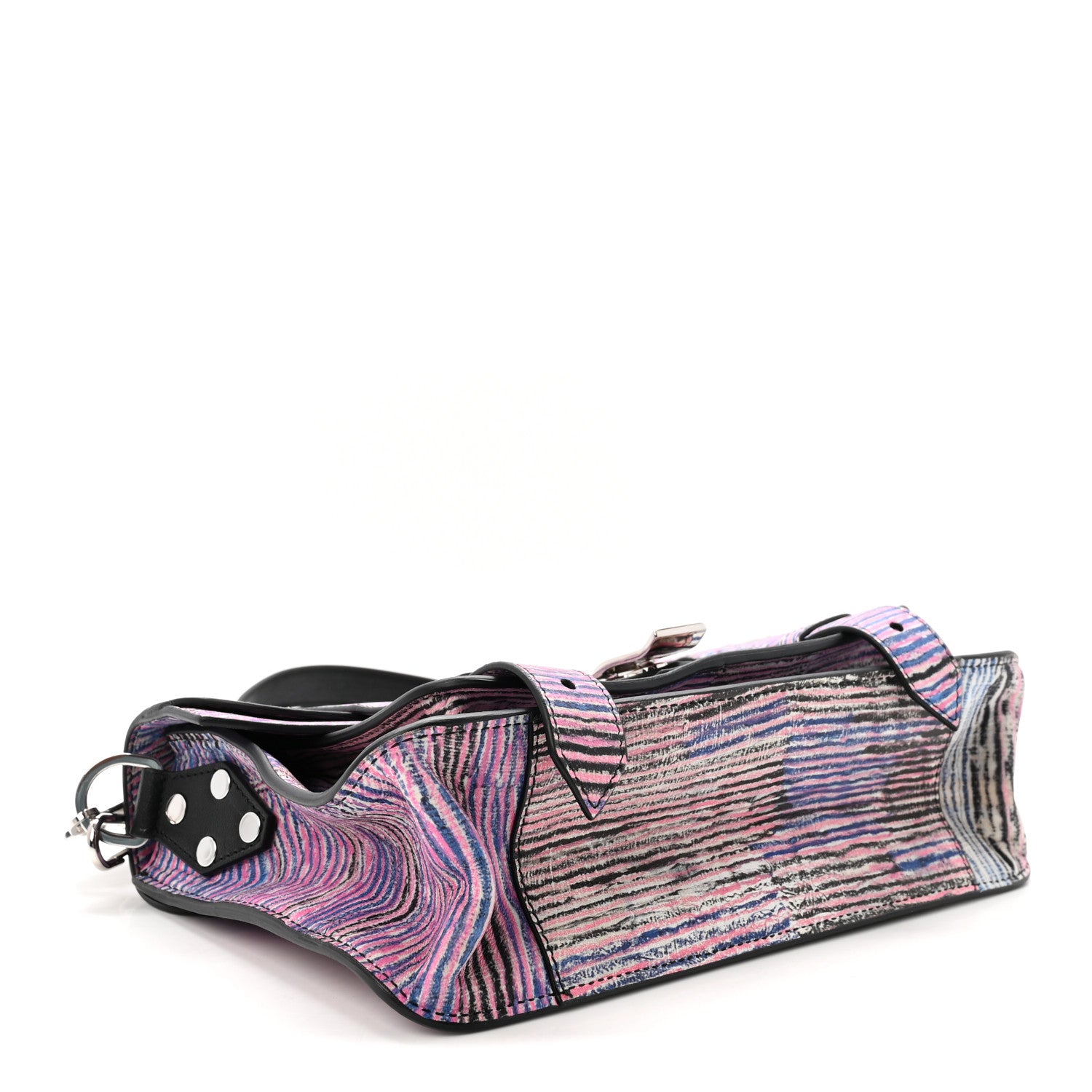 Proenza Schouler X HARMONY KORINE Calfskin Tiny PS1 Satchel Multicolor 4 of 9