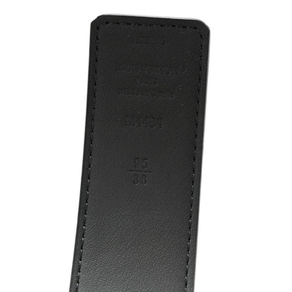 Louis Vuitton Calfskin Monogram Eclipse 35mm LV Initiales Reversible 95 38 Belt 7 of 8
