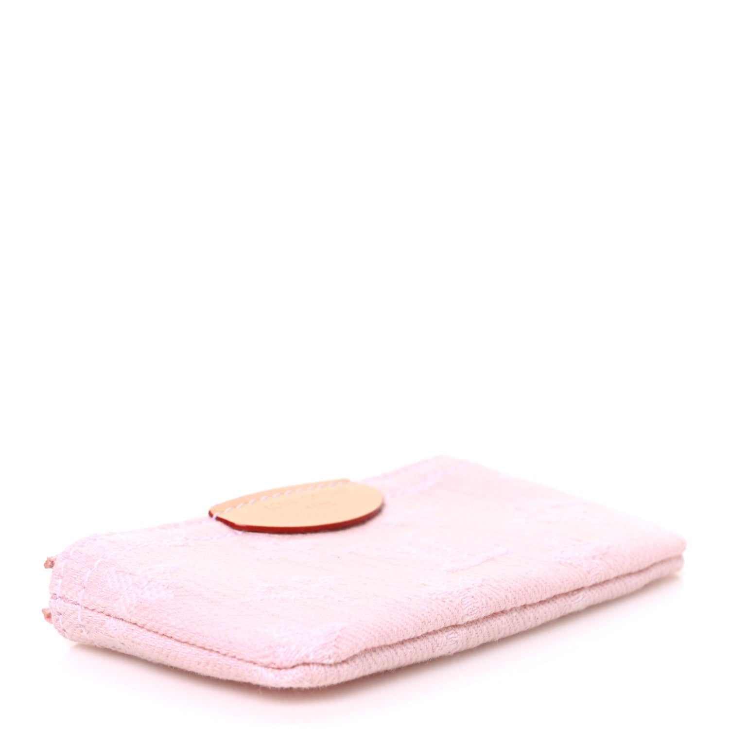 Louis Vuitton Monogram Denim Key Pouch Washed Pink 4 of 7