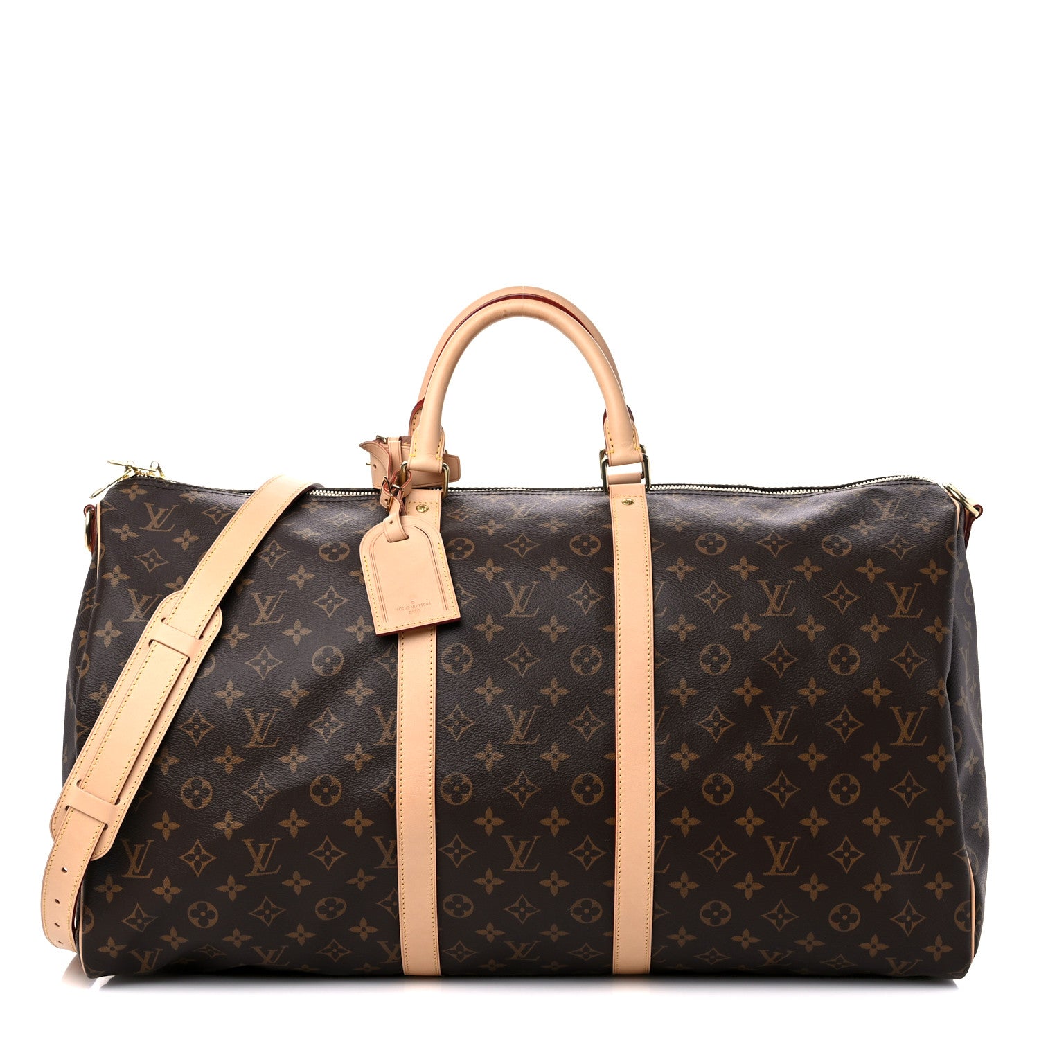 Louis Vuitton Monogram Keepall Bandouliere 55 1 of 15
