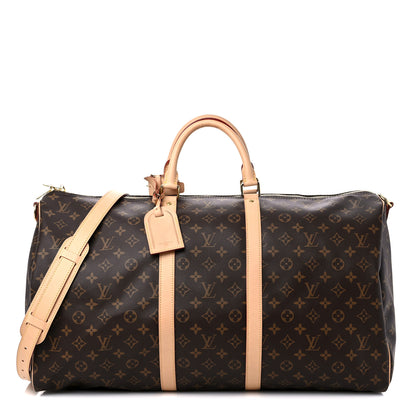 Louis Vuitton Monogram Keepall Bandouliere 55 1 of 15