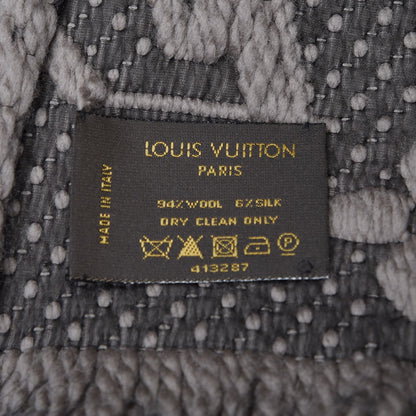 Louis Vuitton Wool Silk Logomania Scarf Verone 4 of 6