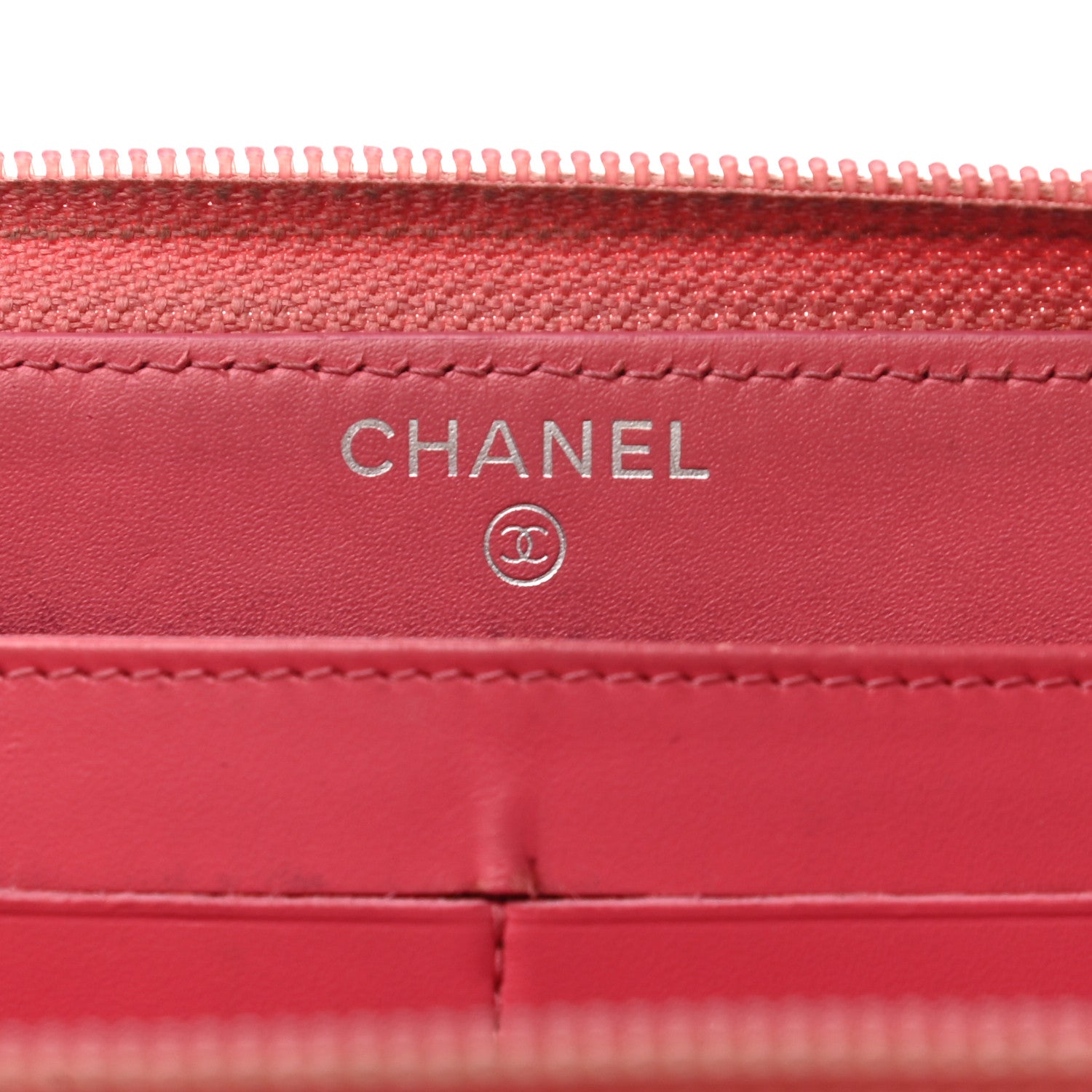 Chanel Caviar Large Timeless CC Zip Around Wallet Pink 6 of 10