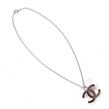 Chanel Silver CC Logo Necklace 1 of 5