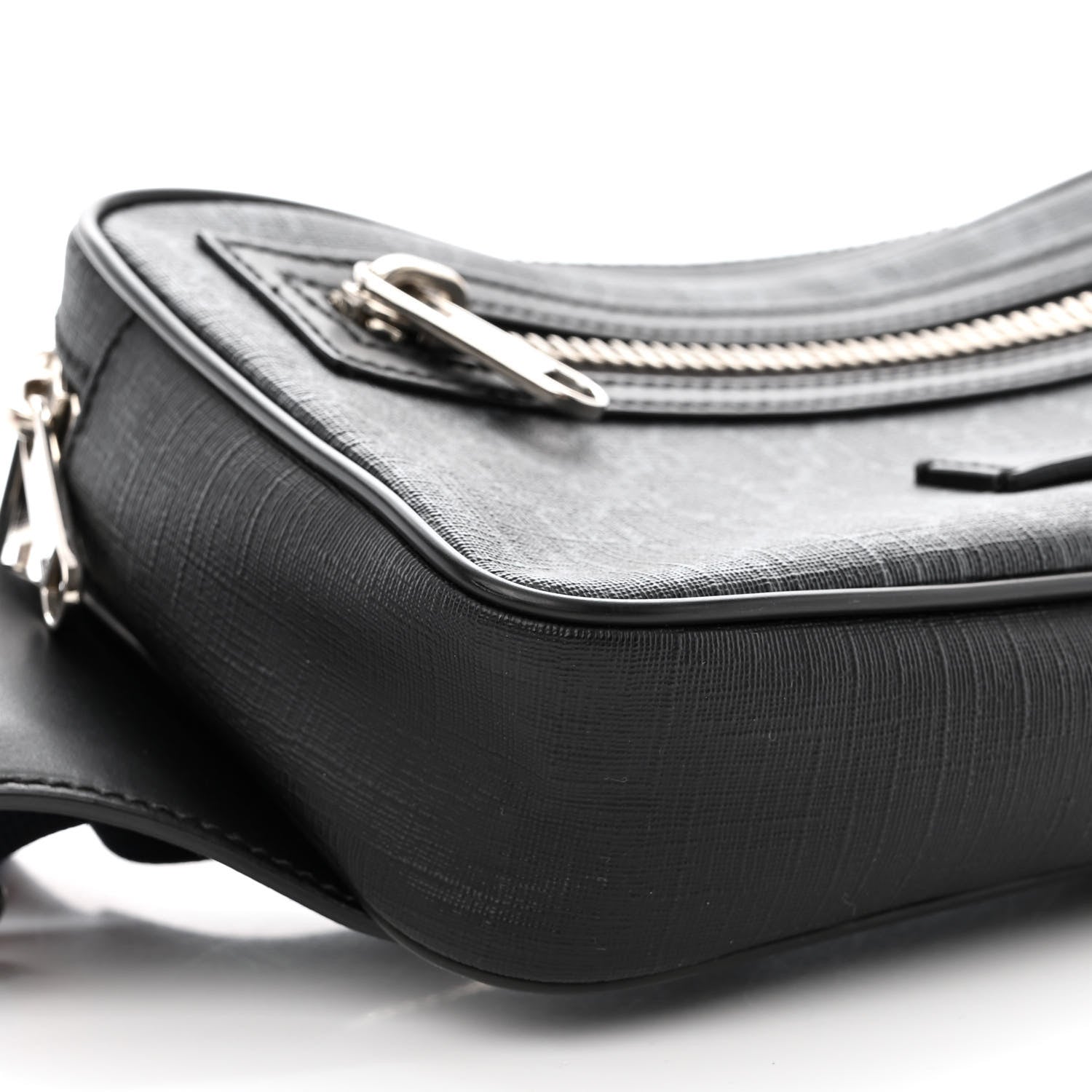 Gucci Soft GG Supreme Monogram Web Belt Bag Black Grey 9 of 11