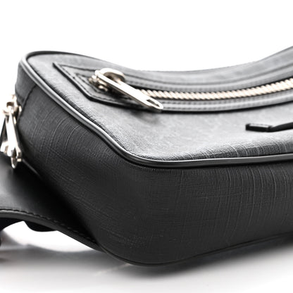 Gucci Soft GG Supreme Monogram Web Belt Bag Black Grey 9 of 11