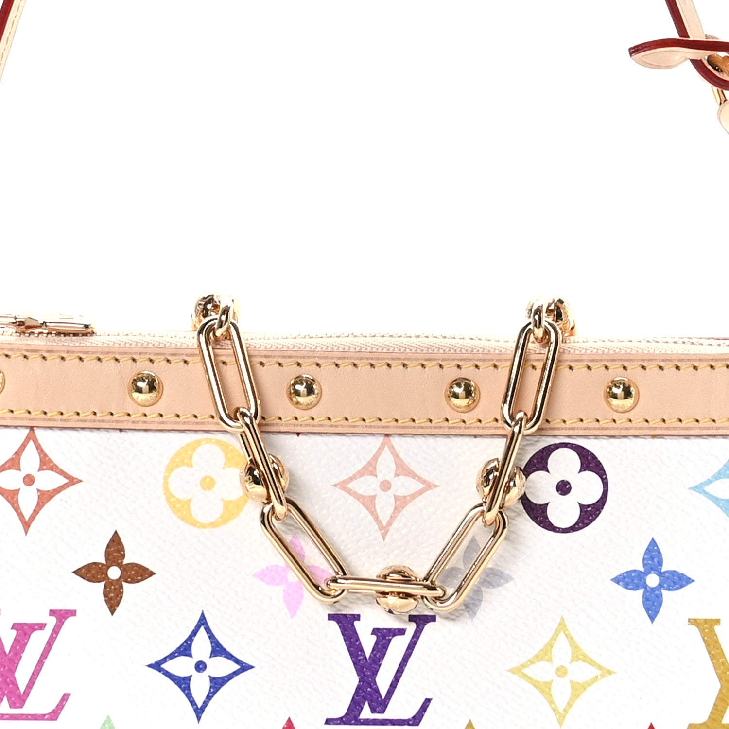 Louis Vuitton LV X TM Monogram Multicolor Pochette Accessories White 7 of 9