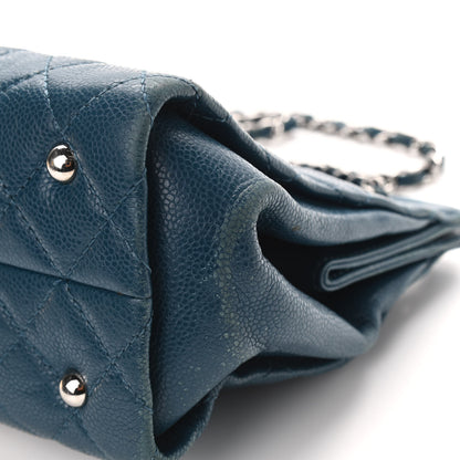 Chanel Caviar Quilted Timeless CC Shopping Tote Blue 12 of 15