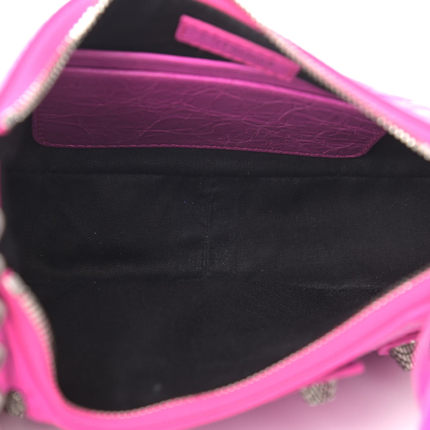 Agneau Arena Le Cagole Mini Purse With Chain Lipstick Pink