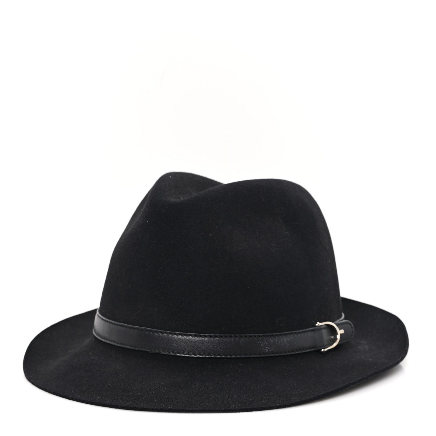 Felt Horsebit Hat L Black