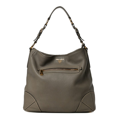 Prada Vitello Daino Hobo Argilla 1 of 11