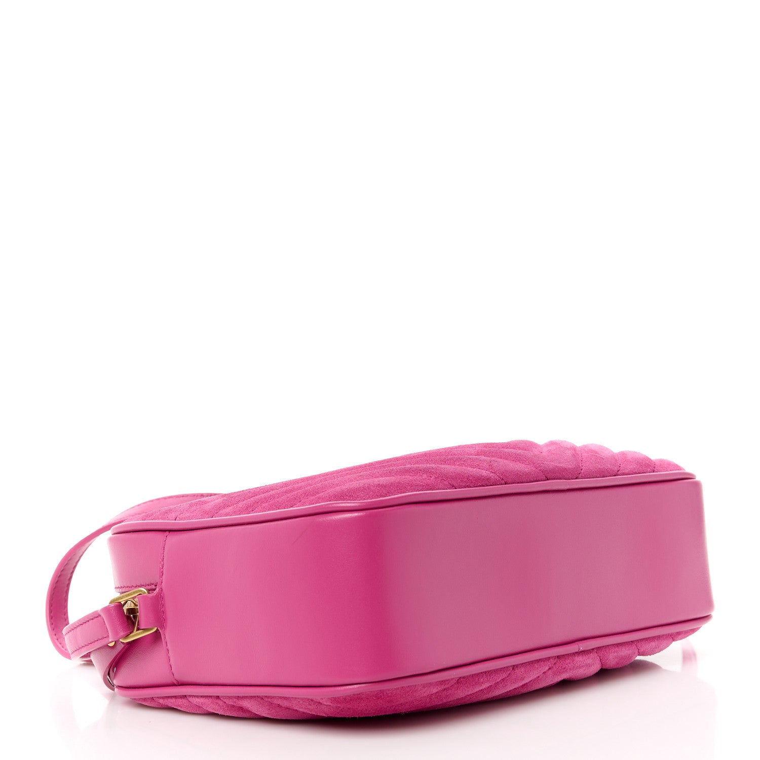 Saint Laurent Suede Matelasse Monogram Lou Camera Bag Rose 4 of 11