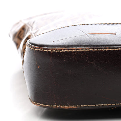 Fendi Vinyl Zucchino Tote Tobacco 7 of 12