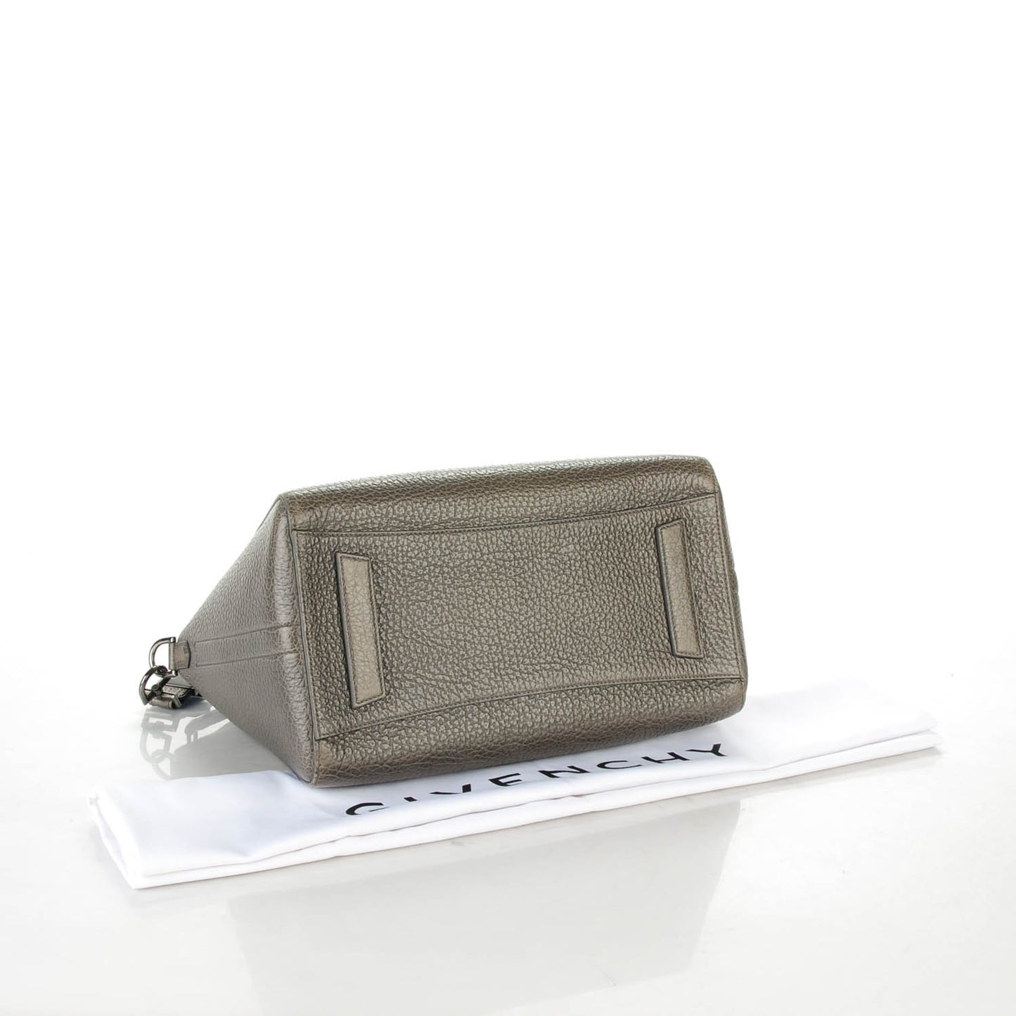 Pebbled Calfskin Medium Antigona Grey