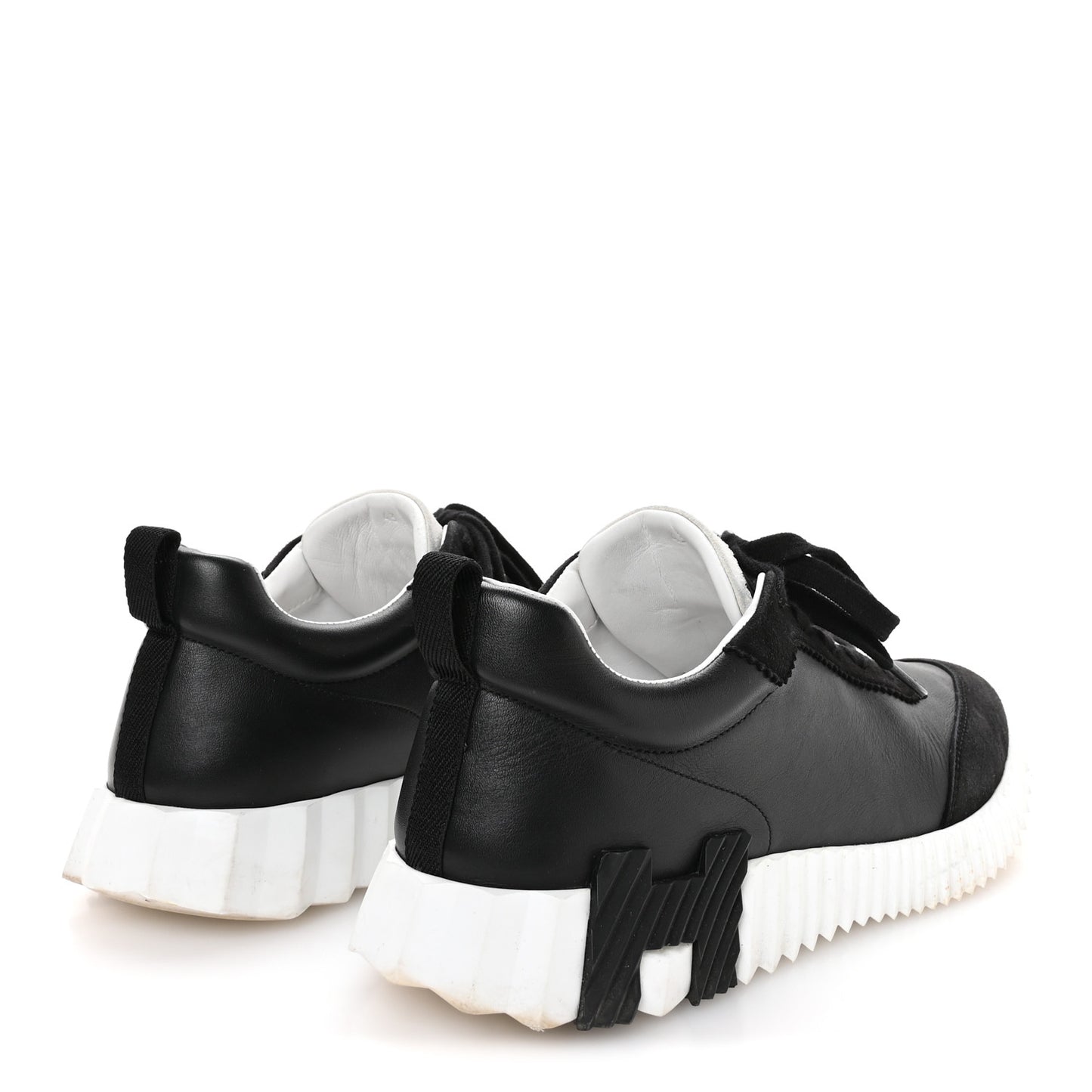 Goatskin Suede Goatskin Mens Bouncing Sneakers 43 Black