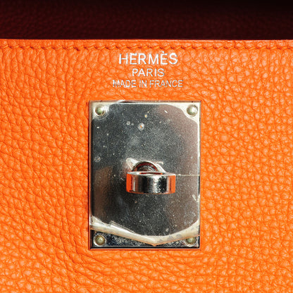 Hermes Togo Shoulder Kelly 40 Orange 18 of 21