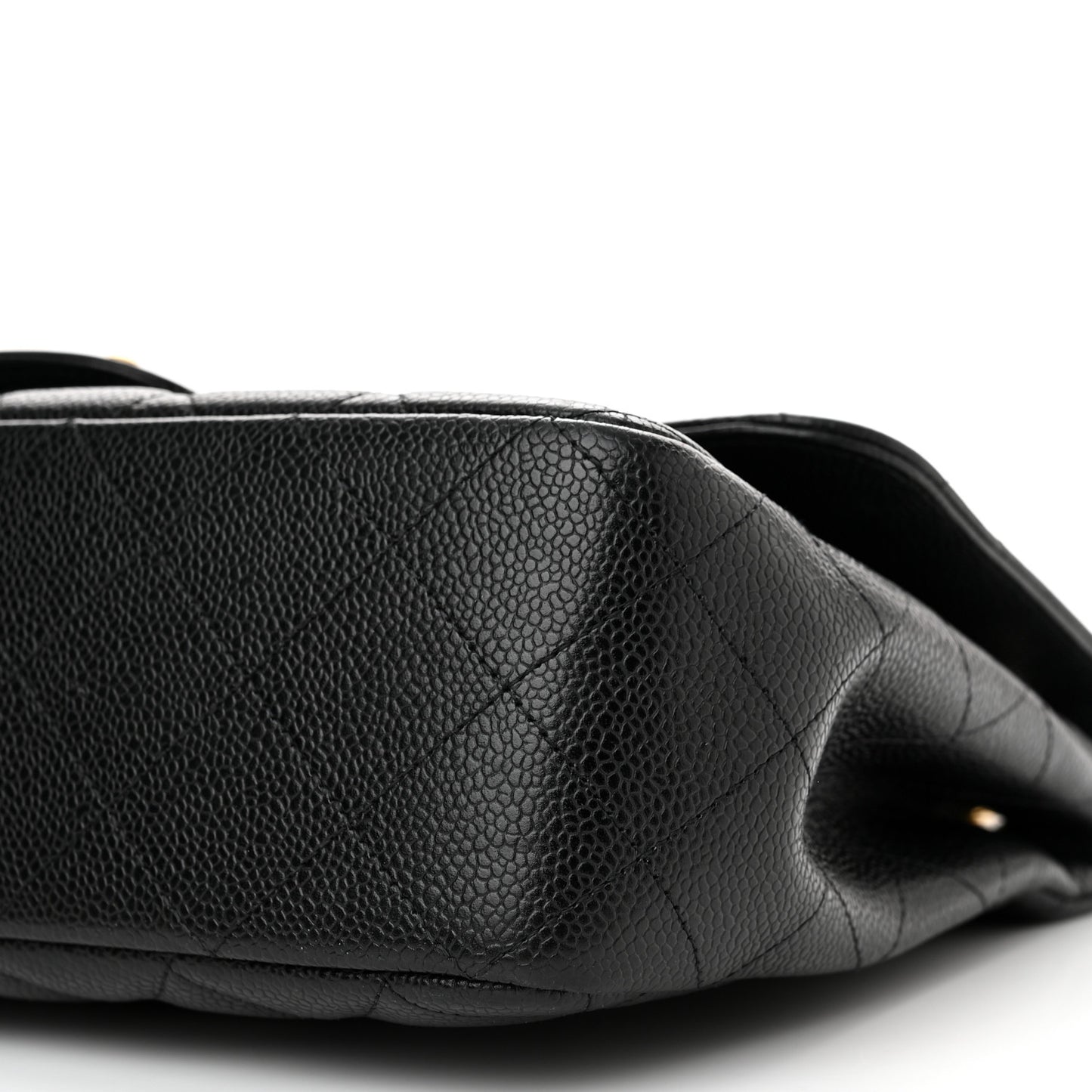 Caviar Quilted Jumbo Single Flap Black