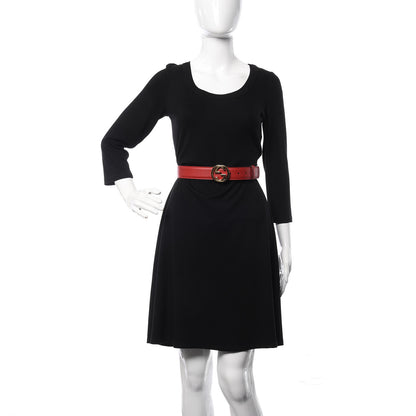 Gucci Moon Calfskin Interlocking G 37mm Belt 85 34 Tabasco 2 of 8