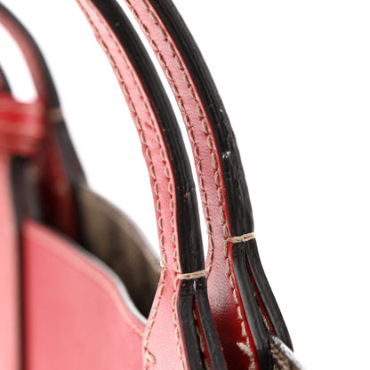 Gucci GG Supreme Monogram Small Reversible Tote Beige Red 14 of 24