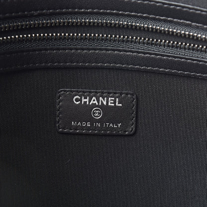 Chanel Canvas La Pausa Large Cosmetic Case Black 6 of 8