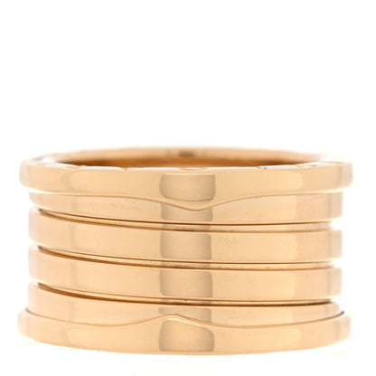 Bulgari 18K Yellow Gold B.Zero1 Four-Band Ring 56 7.75 3 of 4