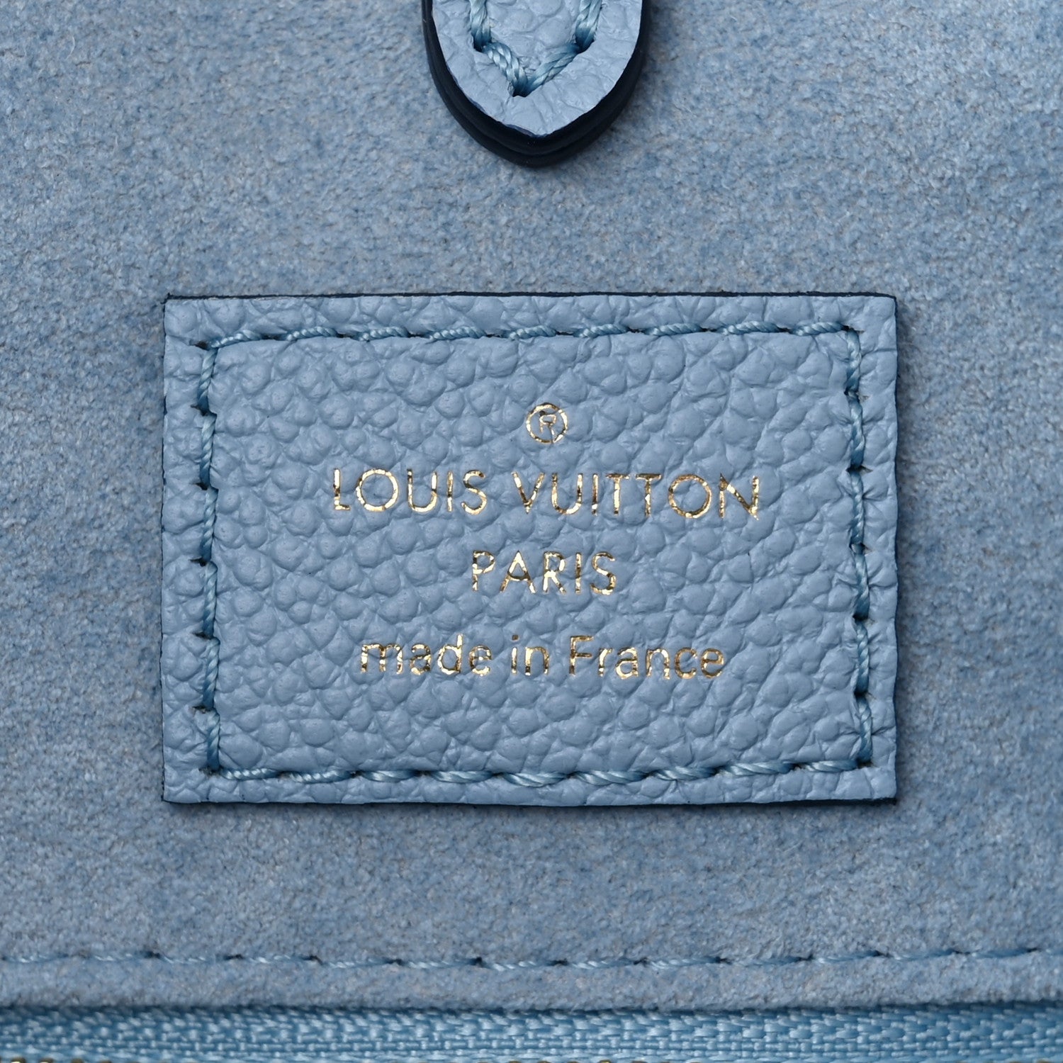 Louis Vuitton Empreinte Monogram Giant By The Pool Onthego MM Summer Blue 6 of 10