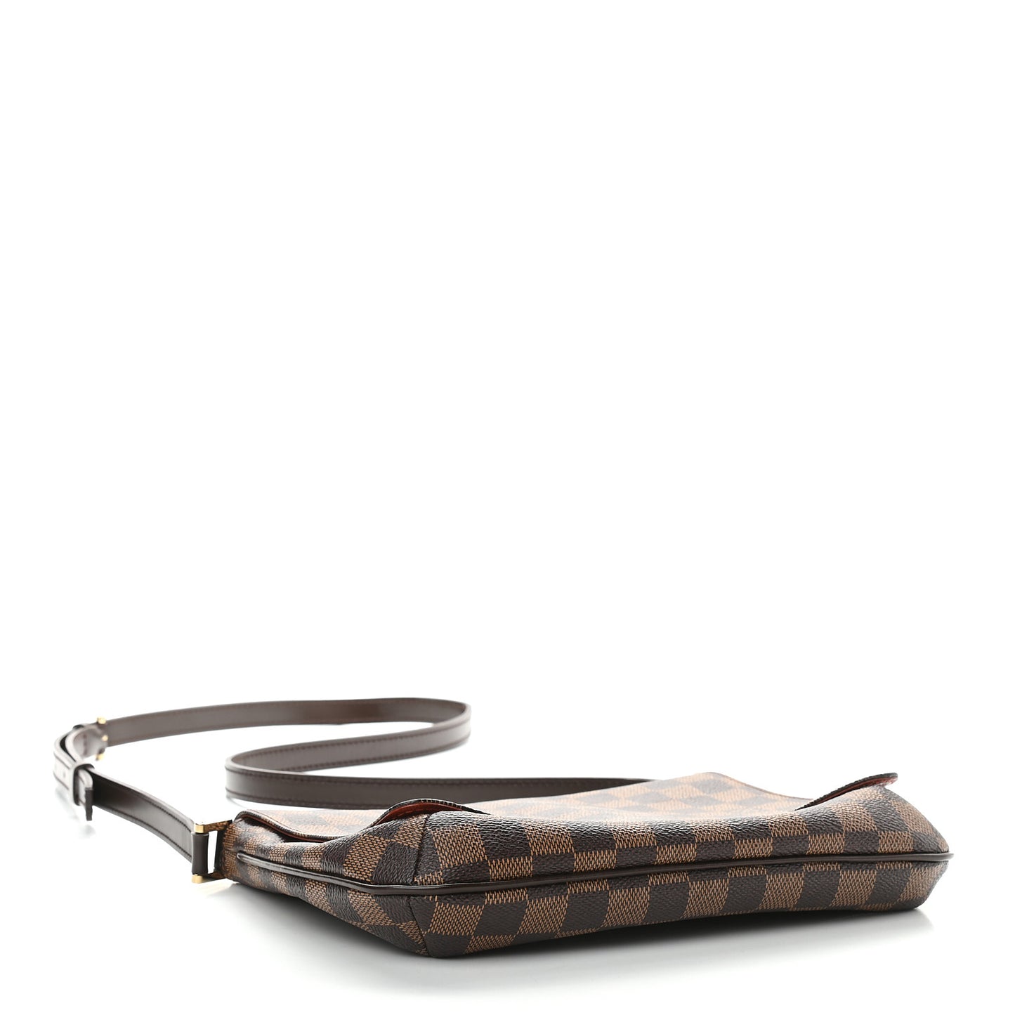 Damier Ebene Musette Tango Long Strap