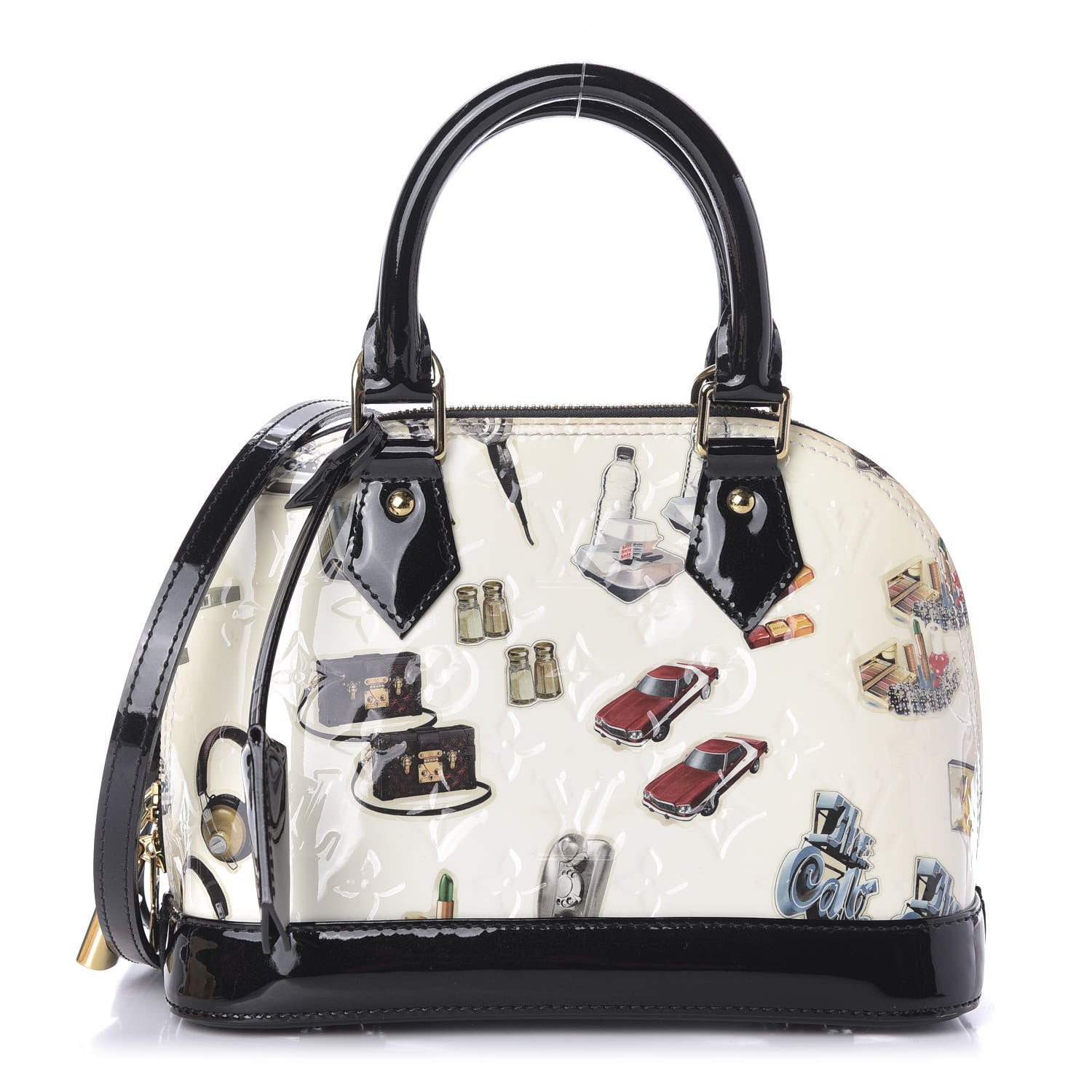 Louis Vuitton Vernis Stickers Alma BB 1 of 9