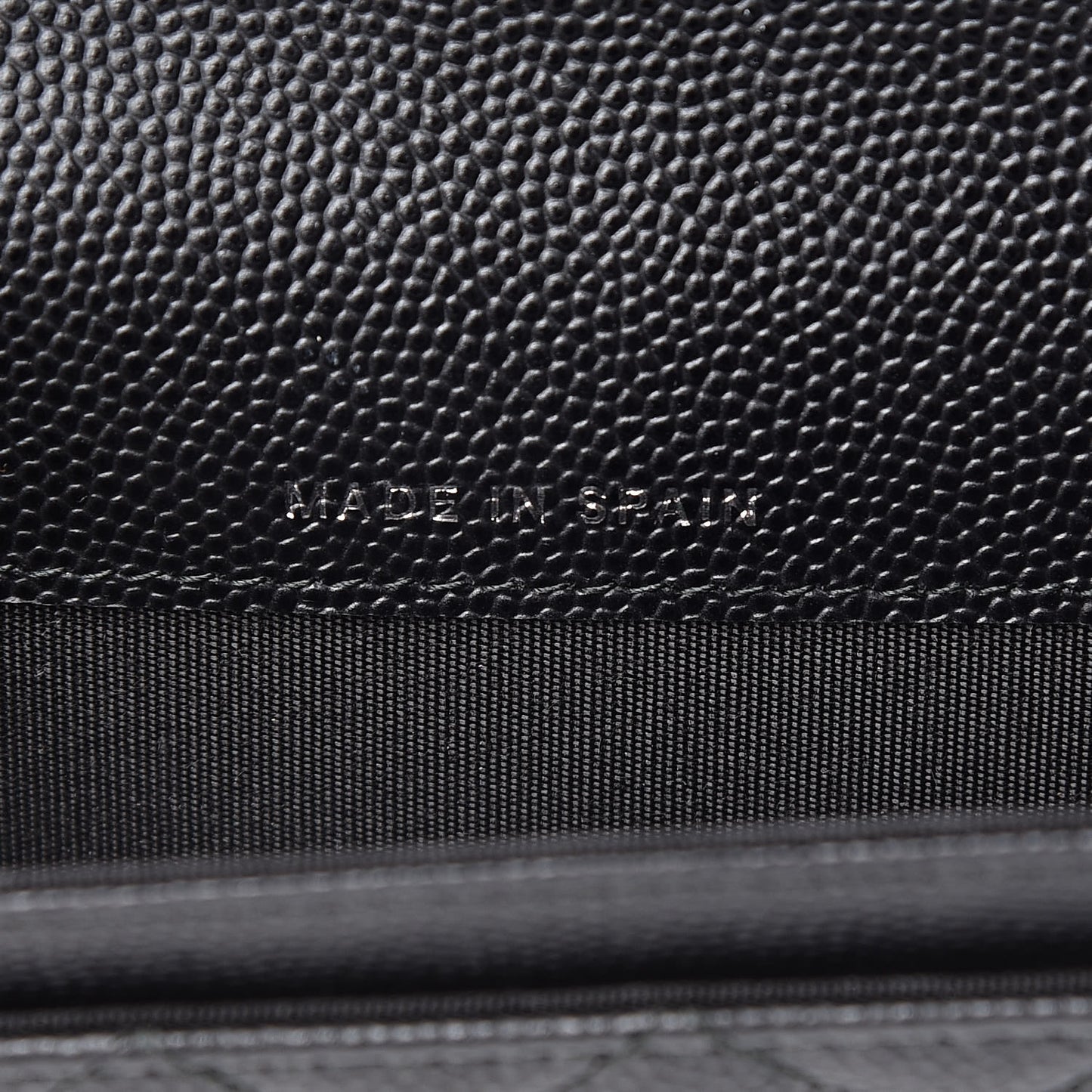 Caviar Quilted Boy Flap Card Holder Black
