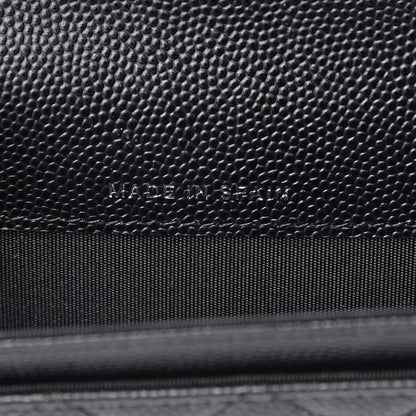 Chanel Caviar Quilted Boy Flap Card Holder Black 7 of 9