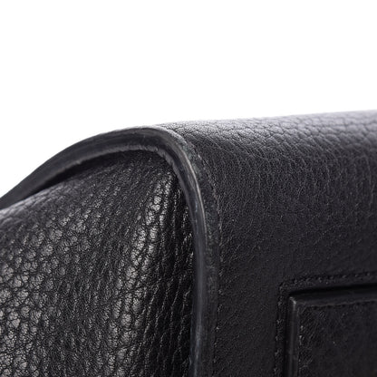 Celine Crisped Calfskin Medium Tie Knot Tote Black 13 of 17