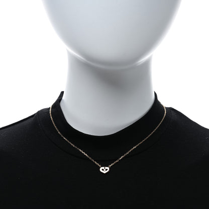 Cartier 18K Pink Gold Diamond XS Hearts and Symbols Necklace 2 of 4