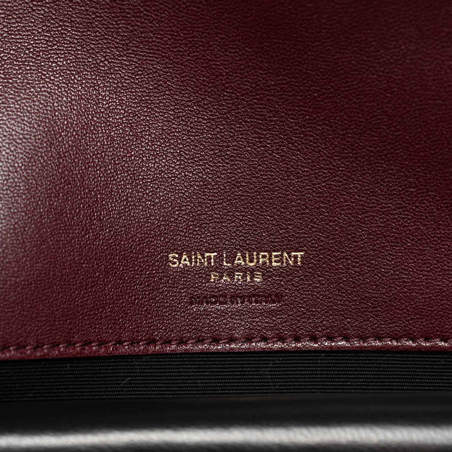 Lambskin Chevron Quilted Medium LouLou Rouge Cabernet