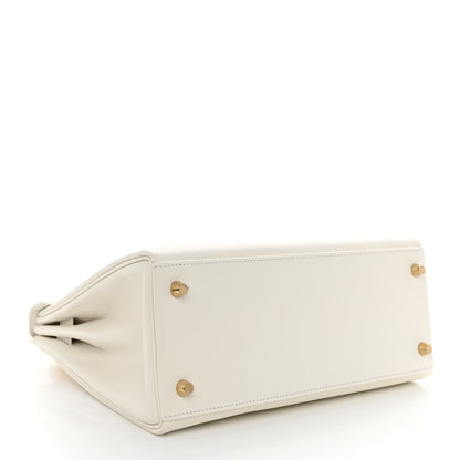 Hermes Evercolor Kelly Retourne 28 White 4 of 9