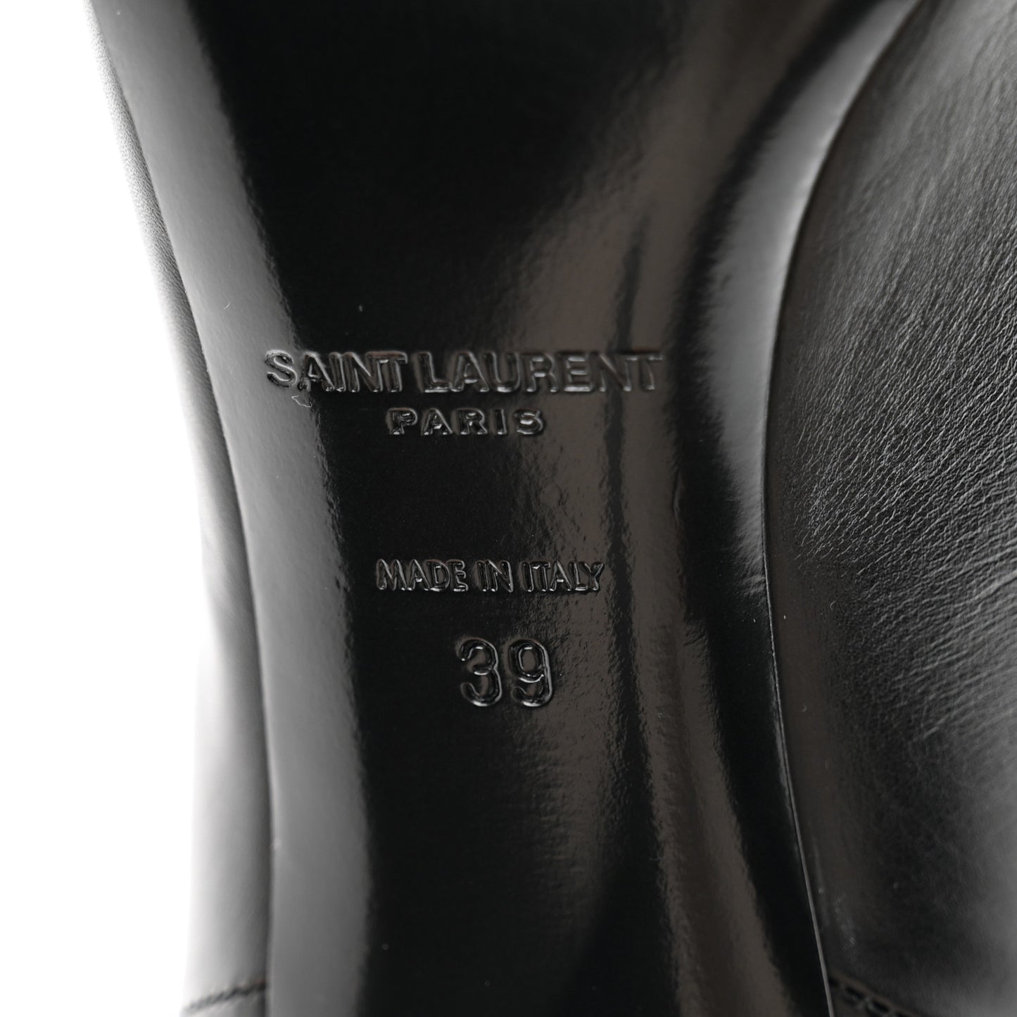 Calfskin Kiki Over The Knee Boots 39 Black