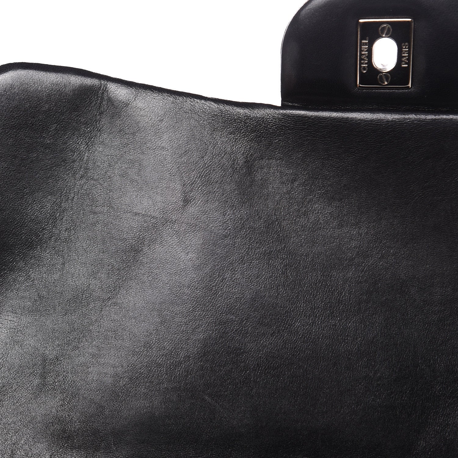 Chanel Lambskin Quilted Jumbo Single Flap Black 17 of 17