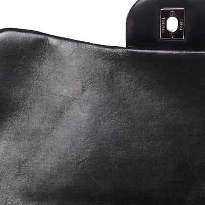 Chanel Lambskin Quilted Jumbo Single Flap Black 17 of 17