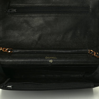 Chanel Patent Timeless CC Wallet On Chain WOC Black 4 of 7