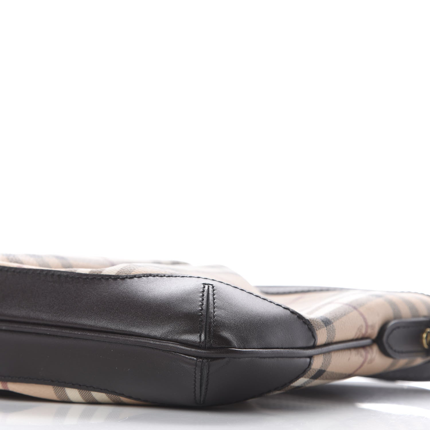 Burberry Haymarket Check Hartham Shoulder Bag Chocolate 8 of 10