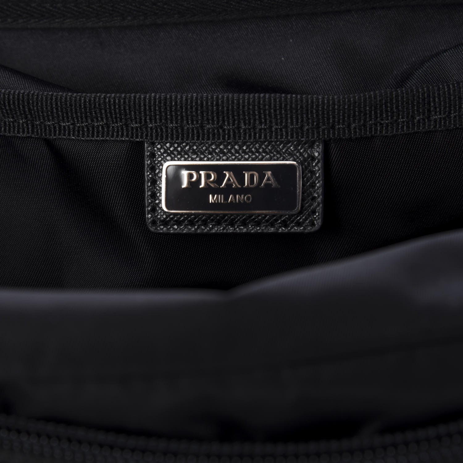 Prada Nylon Saffiano Toiletry Case Black 8 of 9