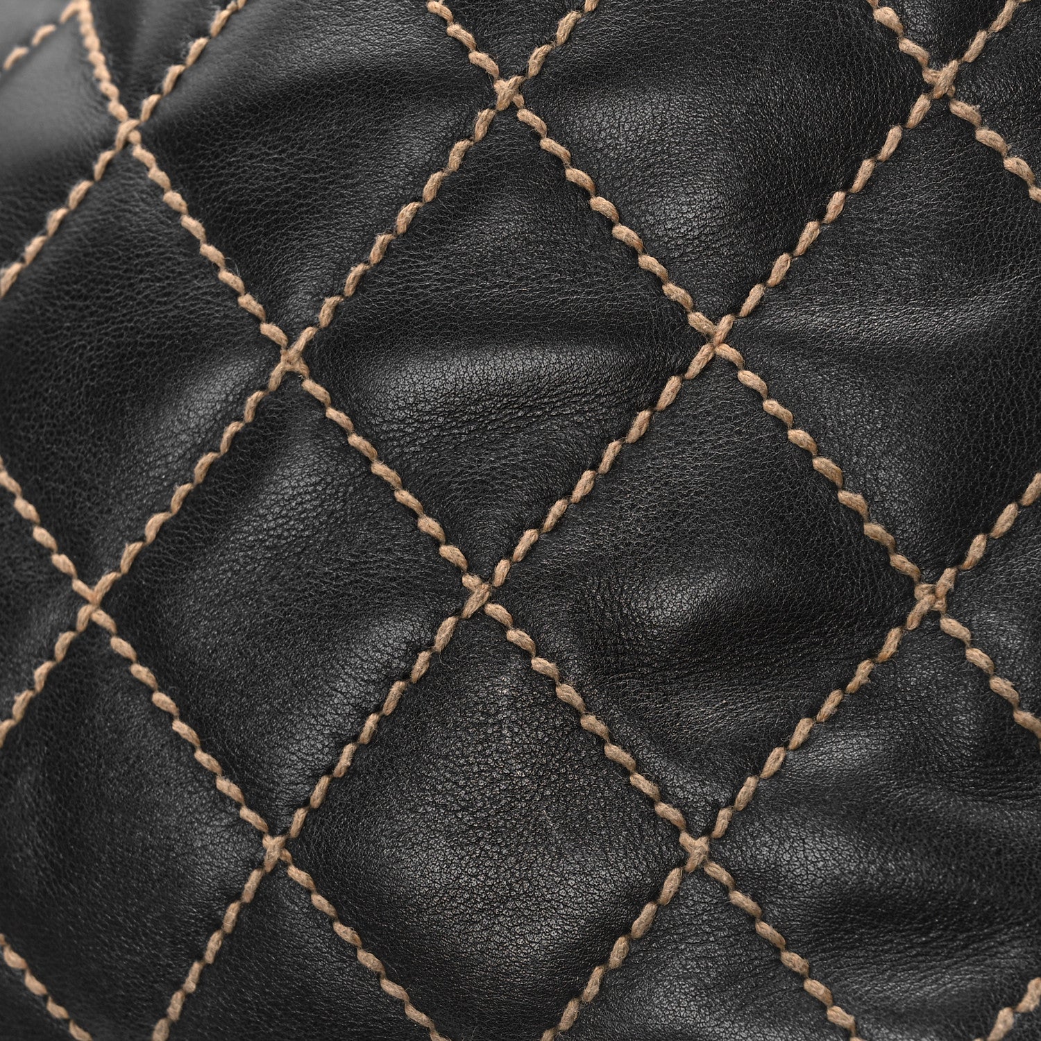 Chanel Calfskin Wild Stitch Large Tote Black 11 of 11