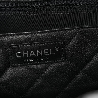 Chanel Caviar Quilted Large CC Box Shopping Tote Black 6 of 10