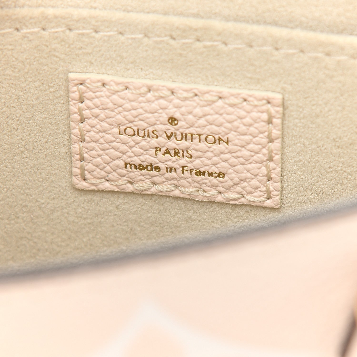 Louis Vuitton Empreinte Monogram Giant By The Pool Petit Sac Plat Cream Saffron 6 of 9
