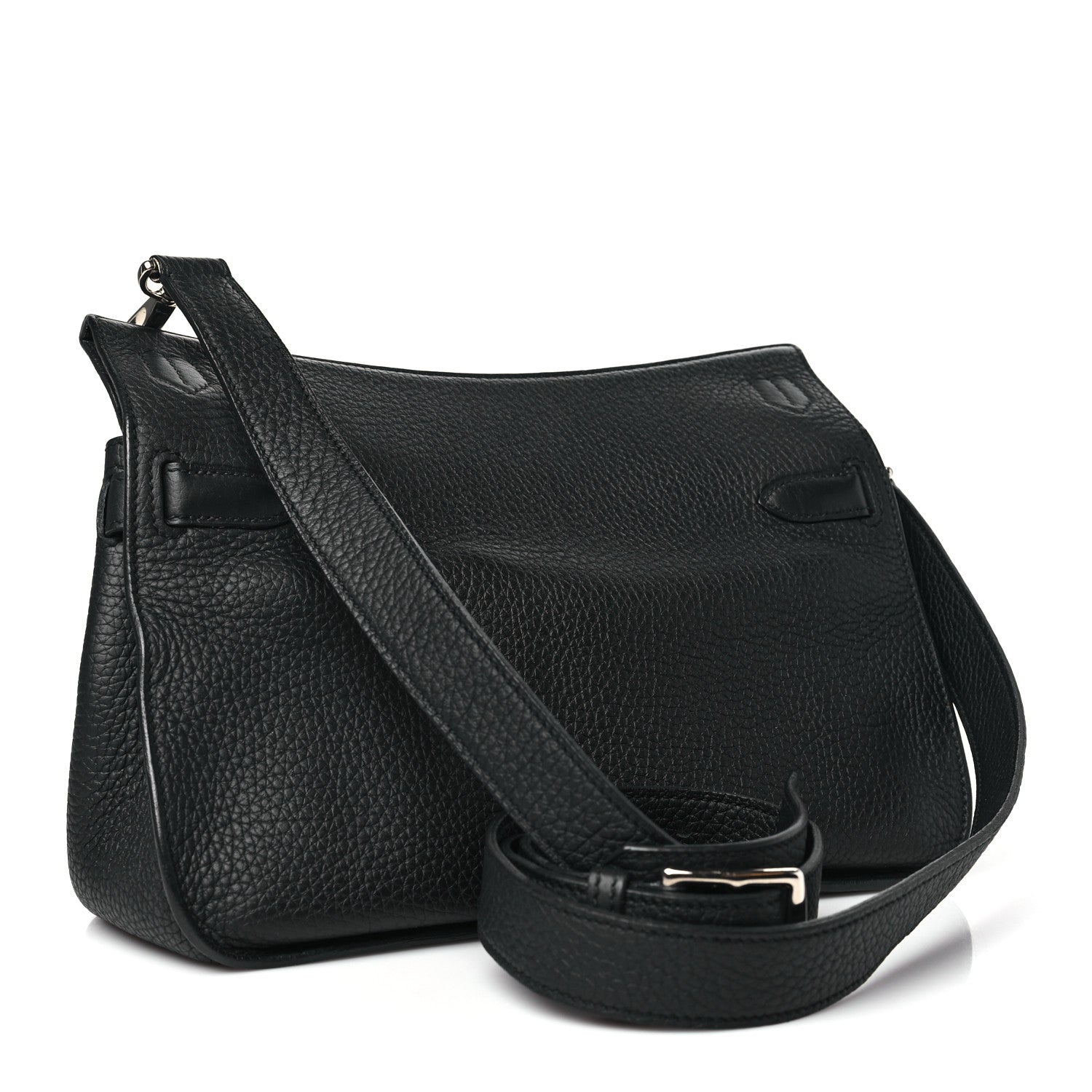 Hermes Taurillon Clemence Jypsiere 28 Black 3 of 10