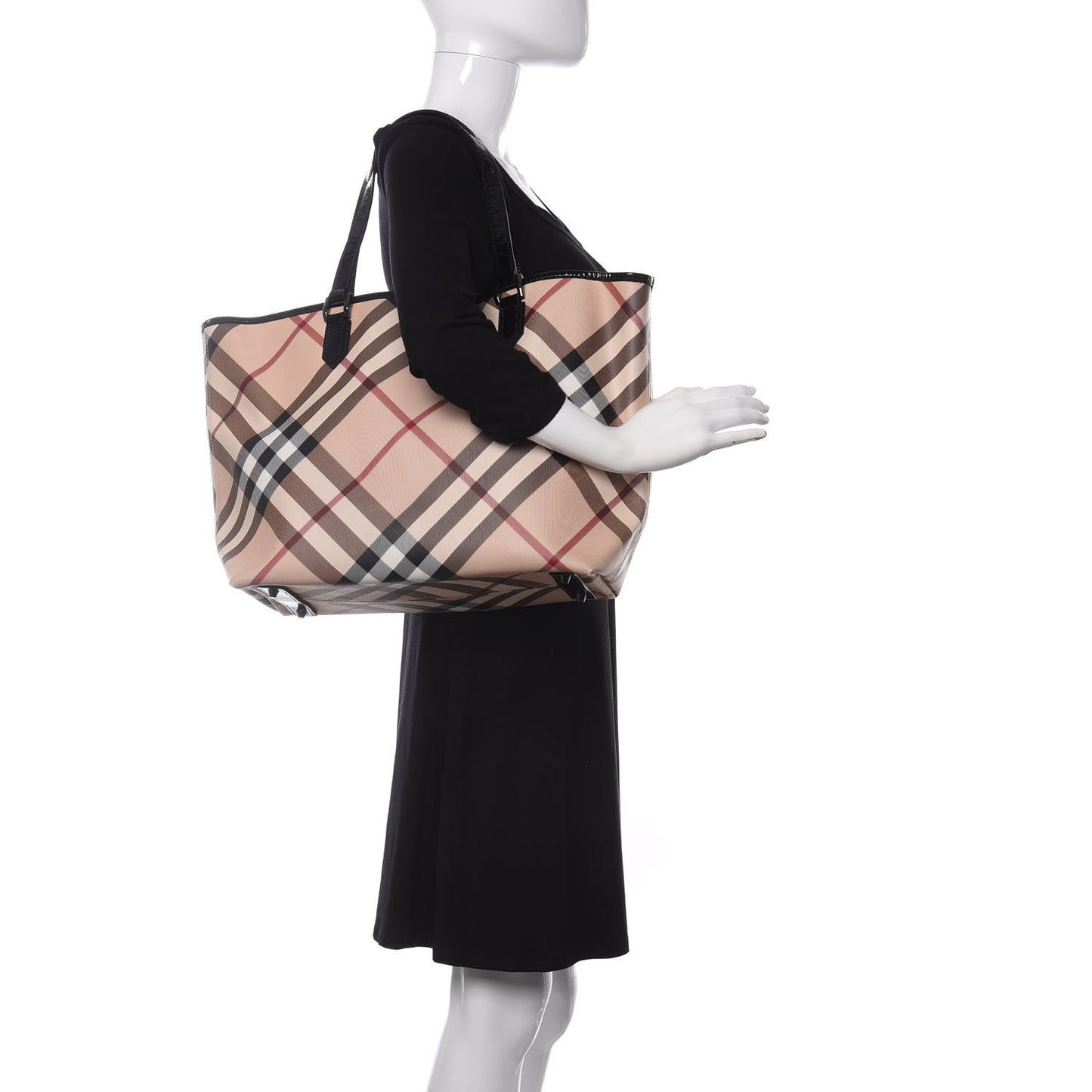 Supernova Check Stanton Tote Black