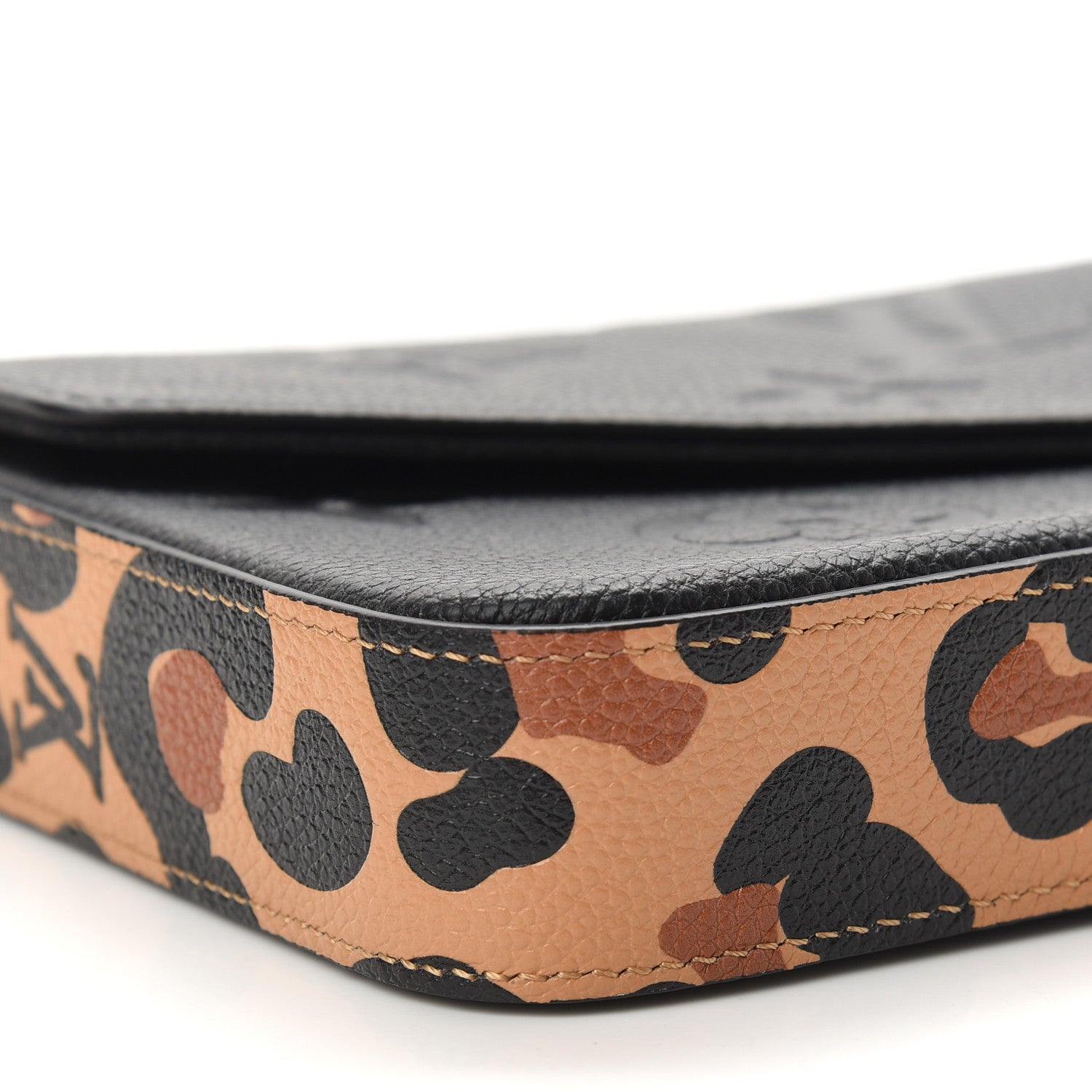 Louis Vuitton Empreinte Monogram Giant Wild At Heart Felicie Pochette Black 8 of 9